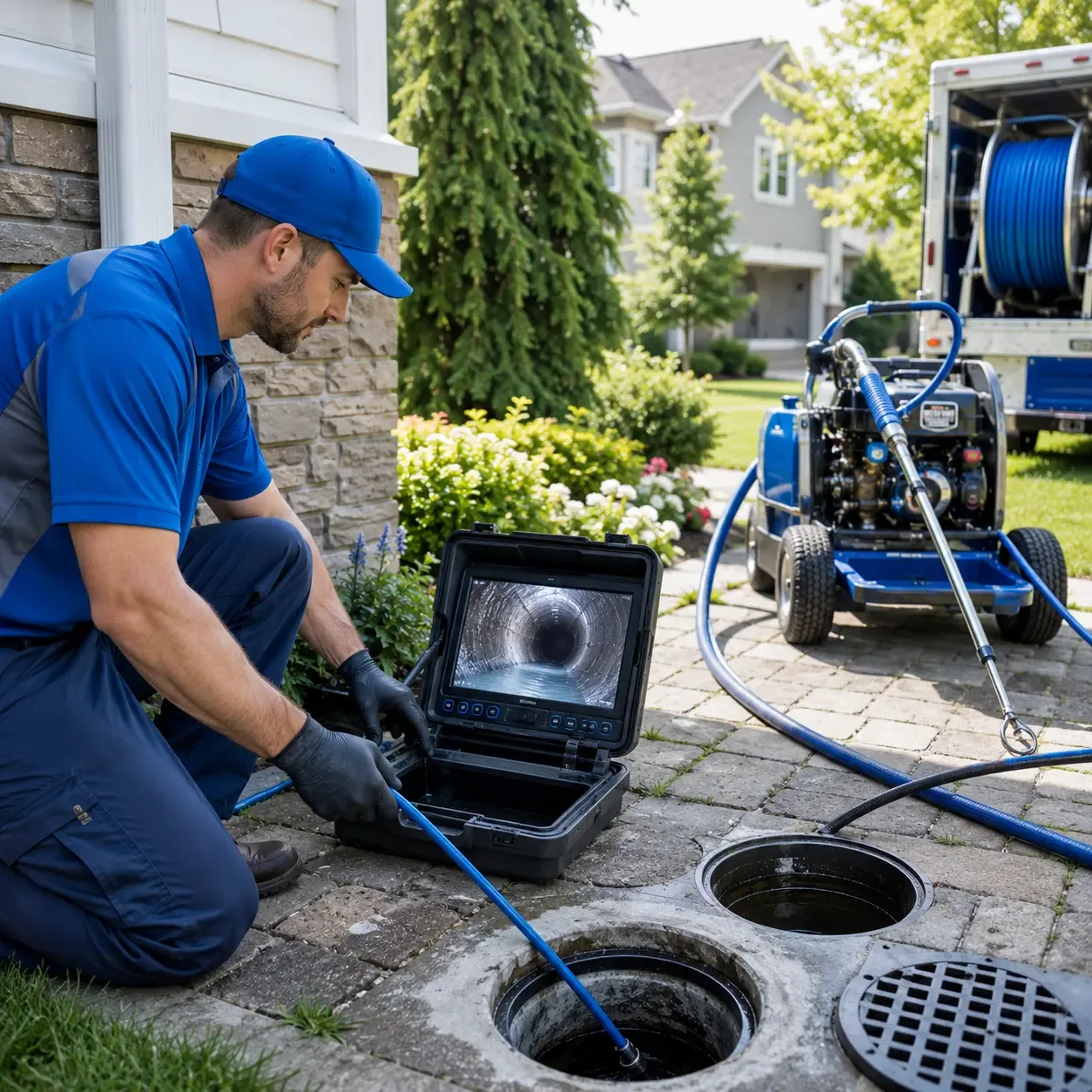 Outdoor drain cleaning professionals serving Moreauville, LA